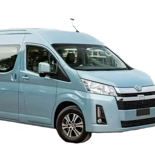 Top Deal Used Toyota Hiace with Top Roof 15-Seater Bus Automatic Gearbox Turbo Engine Similar to Land Cruiser & BMW Coaster